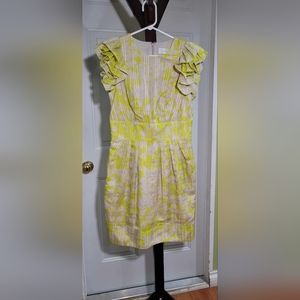Jessica Simpson Yellow Dress US 2